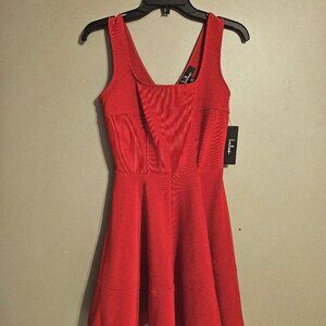 NWT Lulus Red Dress Fit & Flare Style size XS, New With Tags. Stunning!